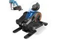 MERACH Crosstrainer Mini Ellipsentrainer, Untertisch Crosstrainer für Zuhause oder Büro (8-Stufen Magnetwiderstand, flüsterleise <15dB, 95% vormontiert, LCD-Display, rutschfeste Pedale, Sitz-/Steh-Training, Max. 100 kg), Gelenkschonend, platzsparend, ideal für Senioren & Anfänger
