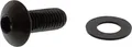 Linsenschraube JMP M8x1,25mm 20mm Edelstahl V4A schwarz