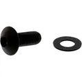 Schwarz eloxierte M8 Linsenschraube JMP Bolt 316 Edelstahl