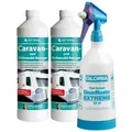 HOTREGA Caravan & Wohnmobil Reiniger Konzentrat 2x 1 Liter inkl. Sprühflasche 1 Liter