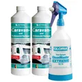 HOTREGA Caravan Wohnmobil Reiniger Markisenreiniger 2x1L mit Sprühflasche 1L
