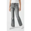 Name It Bootcut-Jeans NKFPOLLY SKINNY BOOT JEANS 1142-AU NOOS mit Stretch grau 146