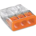 WAGO - Steckklemme Verbindungsdosenklemme 2273-203 3x 0.5-2.5 orange − 100 Stück