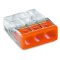 WAGO Steckklemme 3 fach orange 2273-203 Dosenklemmen Compact 3 Klemmstellen