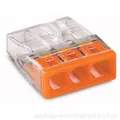 Wago Verbindungsklemme orange 3x0,5-2,5mm², 2273-203, 100 Stück