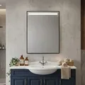 Kiamami Valentina - 60x80 Led-spiegel Mit Hintergrundbeleuchtung Und Pvc-rahmen