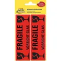 AVERY Zweckform Warnetiketten 3050 rot "Fragile Vorsicht Glas" 119,0 x 38,0 mm, 10 Etiketten
