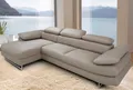 COTTA Ecksofa Solution L-Form, mit Arm- & Kopfteilverstellung, wahlweise mit Bettfunktion