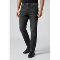 Pepe Jeans Tapered-fit-Jeans STANLEY Ziernähte an den Gesäßtaschen schwarz 32