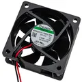 Sunon Axiallüfter 60x60x25mm, 12V DC, 0,9W, 4500U/Min, 39,9m³/h, 27dB(A), Vapolager, -10...+70°C, 2x15cm, Desktop, Laptop, Server