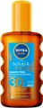Nivea Sonnenschutzspray Schutz & Bräune Sonnenöl Spray LSF 30 (200 ml), 1-tlg.