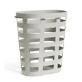 Hay Basket Aufbewahrungskorb L aus 100% recyceltem Polypropylen hergestellt, in der Farbe: Grau, Maße: 37,5 x 62,5 x 57,5 cm, AD854-A603-AB85