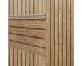 Vox Verkleidungspaneel Canadian Siding MAX3Fronto Rhombus Profil 2,95m St. 0,74qm honigfarben, BxL: 28,5x295 cm, 0,963 qm, (Stückweise 1 Paneel, 0,963 qm) MAX3 besonders stoßfest, pflegeleicht, abwaschbar, Leichtgewicht