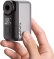 TOPUMP Mini Fahrradpumpe, Elektrische Fahrra-Lluftpumpe mit Manometer, Pumpe