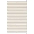 Plissee Faltrollo Rollo Jalousie Klemmen 90x125cm Creme Vidaxl