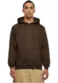 Urban Classics Herren Blank Hoody – Locker Geschnittener Kapuzenpullover mit Kängurutasche und Verstellbarer Kapuze für Freizeit Alltag Sport und Streetwear,Braun,S