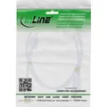 34518W InLine USB 2.0 Kabel A an B weiß / gold mit Ferritkern 2m ~D~