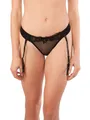 Fabio Farini String Sexy Strapse Panty für Frauen - Damen Strumpfhalter Höschen (Packung, 1-St) mit Strumpfhalter und Spitze