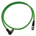 HARTING M12 Kabelkonfektionierung D-cod an/st m/m 1,0m - 10 Stück