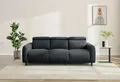 OTTO home 3-Sitzer SKAANE Struktur-Sofa, 229 cm, manuelle-u. elektrische Relaxfunktion, Relax-Funktion in 2 Sitzen, Kopfteilverstellung, Federkernpolsterung