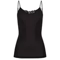 Hanro Spaghettitop Woolen Silk schmale träger Spaghetti-top schwarz XS