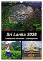 Sri Lanka 2026 - Exotisches Paradies - Jahresplaner (Wandkalender 2026 DIN A3 hoch), CALVENDO Monatskalender