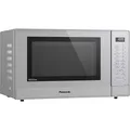 Panasonic NN-GT47KMGPG Inverter-Mikrowellenherd mit Grill, Glasdrehteller, 31 l, 1000 W, 24 automatische Programme, Turbo-Auftauung, 7 Leistungsstufen, Timer, digitales LED-Display, Silber