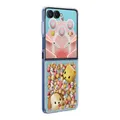 Samsung Flipsuit Case EF-ZF766 für das Galaxy Z Flip7, Smartphone-Cover, Handy-Hülle, Schutz Case, Einlegekarten, Transparent