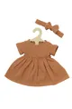 Heless 1425 1425 100% Organic Cotton Clothes Set with Dress and Hair (US IMPORT)
