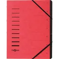 PAGNA 40058-01 Ordnungsmappe "Sorting File" 7 Fächer rot