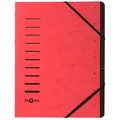 PAGNA Ordnungsmappe 7 Fächer rot, 1 St.