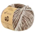 LANA GROSSA Natural Alpaca Pelo | Flauschige Netzgarnstruktur aus Baumwolle gefüllt mit Baby Alpakafasern und Merino Schurwolle | 50g Wolle zum Stricken & Häkeln | 125m Garn FB208