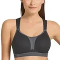 Anita BH Active Racerback Sports Bra Schwarz/Grau G 80 Damen