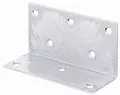 Alberts Winkelverbinder Alberts 847487 Breitwinkel, sendzimirverzinkt, 60 x 40 x 115 mm, 25er, Alberts 25x Breitwinkel Winkelverbinder Bauwinkel Metallwinkel 60 x 40
