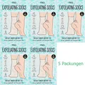5 Paar Hornhaut Socken Hornhautentferner Peeling Hornhautcreme Fußcreme