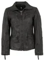 Otto Kern Lederjacke Katta/L - Damen Lederjacke Lammnappa schwarz