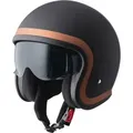 GMS-Moto Ride, Jethelm - Matt Schwarz/Bronze - L