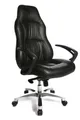 Topstar XXL Chefsessel Ledersesssel Komfort Chefsessel, Bezug echt Leder, schwarz