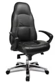 Drehstuhl Büro Schreibtischstuhl Bürostuhl Topstar RS 1 schwarz/Echtleder