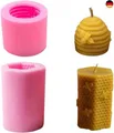 Silikonform für Bienenwachskerzen Silikonformen Bienenstockkerzen DIY