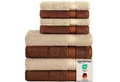 Komfortec Handtuch Set aus 100% Baumwolle, 4 Handtücher 50x100 cm und 4 Badetücher 70x140 cm, Frottee (Packung, 8-St), Duschtücher & Badehandtuch, Weich, Towel, Groß