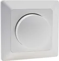MILOS Dimmer für LED Lampen weiß matt 250V/ 3-60W inkl. Rahmen UP