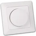ChiliTec MILOS Dimmer für LED Lampen Weiß Matt mit Rahmen