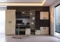 Wohnwand Anbauwand mit Schreibtisch NELLY S 350 cm