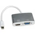 Roline Mini DisplayPort - HDMI/VGA, Aktiv (HDMI, VGA, 10 cm) (12.03.3161)