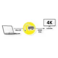 ROLINE 4K MiniDP - HDMI/VGA Adapterkabel, MiniDP ST - HDMI/VGA BU, Aktiv