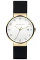 Jacob Jensen Herrenarmbanduhr Titan Quarz Goldfarben 186