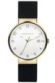Jacob Jensen Quarzuhr Titan Quarz Goldfarben