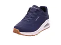 Skechers Damen UNO Stand ON AIR, Navy Durabuck/Mesh, 56 EU