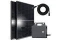 SUNNIVA Solaranlage 850W/800W komplett Steckdose, 800 W, (TSUN 800W Wechselrichter - PV Solaranlage Komplettset - 2x 425W Solarmodule - inkl. 5m Kabel - Bluetooth WIFI)